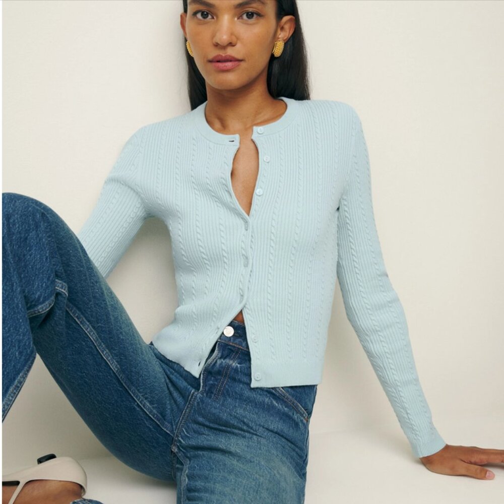Reformation -- Natalie Cable Cardigan